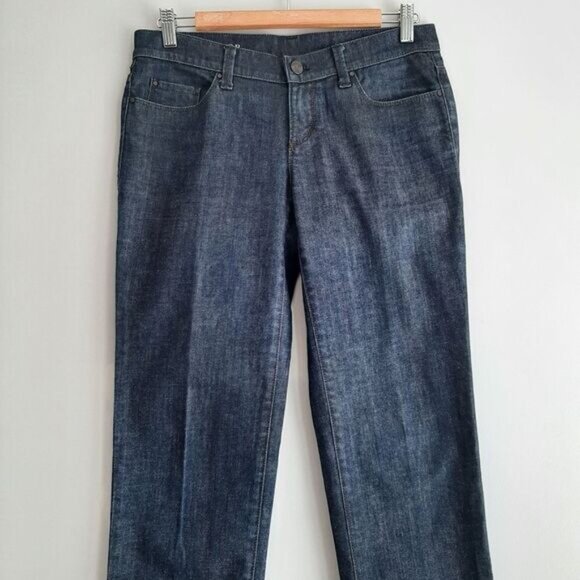 ANN TAYLOR Dressy Classic Blue Jeans Pants Sz 0 - Picture 3 of 11
